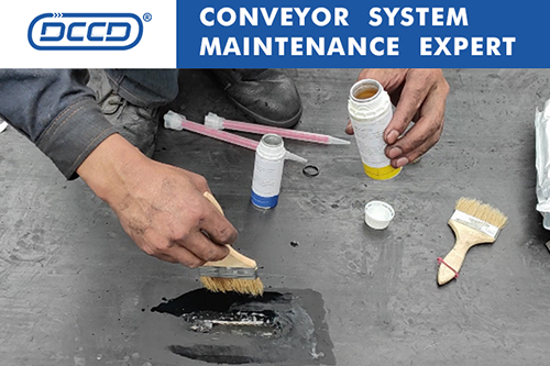 DCCD?1996快速修補膠在輸煤線上的應用